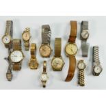 4 x gents and 8 x ladies watches: Gents includes Smiths Astral, Accurist Shockmaster & 1 similar all