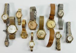 4 x gents and 8 x ladies watches: Gents includes Smiths Astral, Accurist Shockmaster & 1 similar all