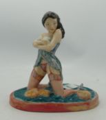 Peggy Davies Erotic Figure Phoebe:limited edition with later over-painting by vendor with nail
