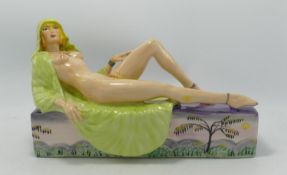Peggy Davies Erotic Figure The Temptress: Artists Original Colorway with later over-painting by
