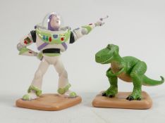 Disney Boxed Showcase Collection Toy Story Classics figures Buzz: 11K 413040 & Rex I'm So Glad You'