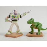 Disney Boxed Showcase Collection Toy Story Classics figures Buzz: 11K 413040 & Rex I'm So Glad You'