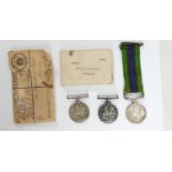 WW1 India medal awarded to 37940Sgt J Clewlow S.Lan.R with Afghanistan bar together with two