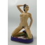 Peggy Davies Erotic Figure Megan: Artists Colorway with later over-painting by vendor with nail