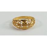 22ct gold ring, size L,2.5g: