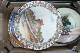 A collection of Royal Doulton Seriesware Chargers: together with Royal Doulton Shakespeare Story