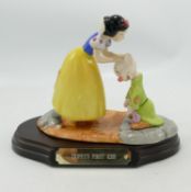 Royal Doulton Disney Snow White Showcase Collection figureDopey's First Kiss: limited Edition, boxed