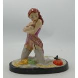 Peggy Davies Erotic Figure Phoebe:limited edition with later over-painting by vendor with nail