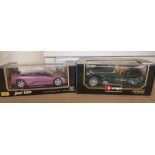 Boxed Maisto 1:18th Scale Model Cars: Lamborghini SE & Jauar SS100(2)