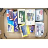 A collection of Corgi boxed cars: to include 10 tonne roller, Inspector morse Jaguar, mini etc ( 1