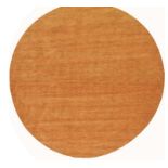 A brand new Indian made rug: Solid Gabbeh Orange 300cm x 300cm.
