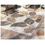 A brand new 'Unique Loom' branded rug: Outdoor Botanical Collection Beige 245cm x 305cm.
