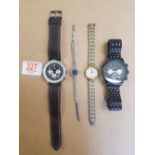 2 X Gents Rotary Chronospeeds watches: together with 2 Ladies Rotary watches