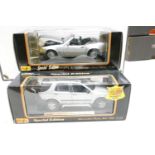 Boxed Maisto 1:18th Scale Model Cars: Mercedes Benz 500sl & ML320