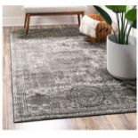 A brand new 'Unique Loom' branded rug: Bexley Collection Grey 275cm x 385cm.