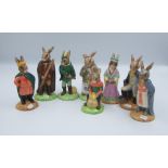 Royal Doulton Bunnykins Robin Hood collection: King Richard DB258, Prince John DB266, Will