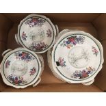 Wedgwood Floral Decorated Tureens & large Soup Bowl:
