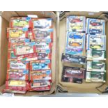 A collection of Antique Lorry boxed toy cars: together with 3 Eddie stobart lorries, corgi 007 etc (