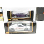 Boxed Maisto 1:18th Scale Model Cars: Lamborghini Jota & Diablo SV(2)