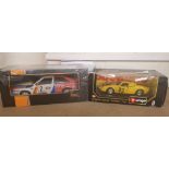 IXO Audi Quattro boxed racing car : scale 1/18 together with a Ferrari 250 LM Monza scale 1/24 (2)