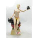 Kevin Francis / Peggy Davies Erotic Figure Isadora: limited edition, over painted by vendor