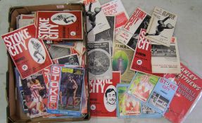 A good collection of vintage Stoke City FC football programmes from the 60's, 70's and 80's: