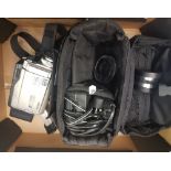 Sony Handycam DCR-TRV8E PAL MiniDV Digital Video Camcorder: with carry case and accessories.