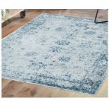 A brand new 'Unique Loom' branded rug: Sofia Collection L/blue 240cm x 335cm.
