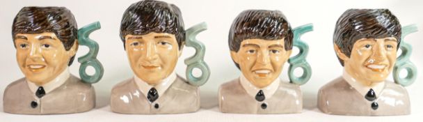 Peggy Davies set of 4 Beatle character jugs: 50th anniversary