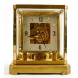 Jaeger le Coultre ATMOS VI brass clock with carry case and instructions: Assumed to be working,