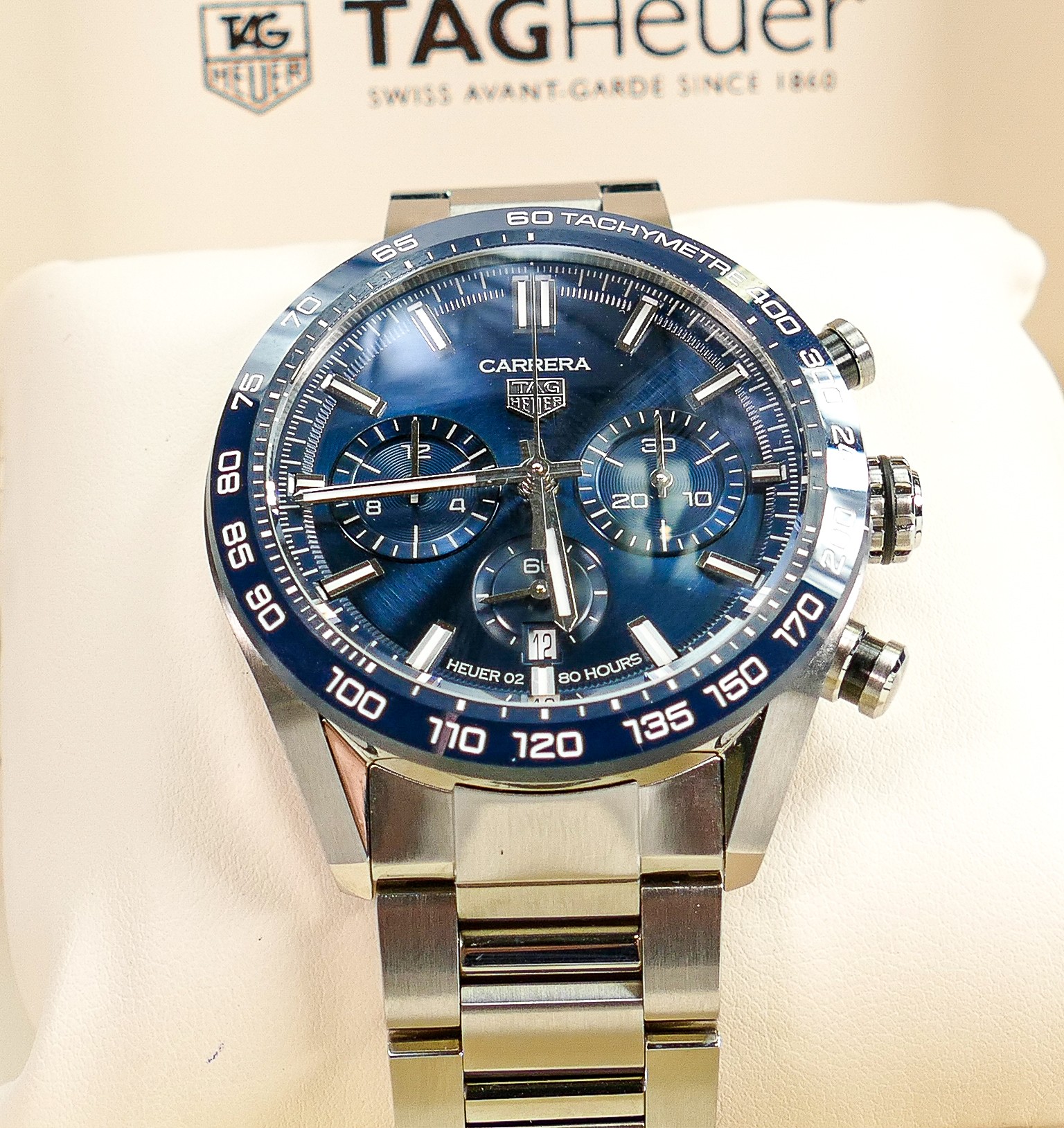 TAG Heuer Carrera Porsche Special Edition Chronograph Mens Watch as new with box and papers: In - Image 2 of 5