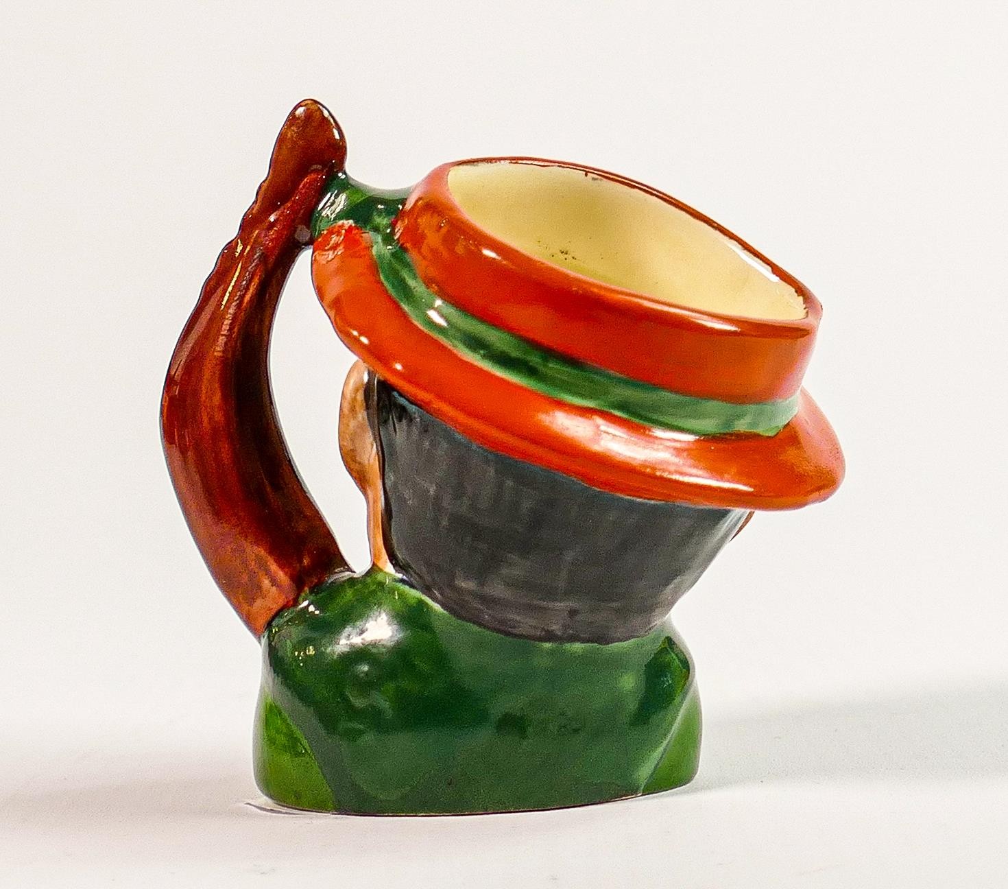 Royal Doulton miniature character jug Gondolier: D6595, painted in a different colourway. - Image 3 of 3