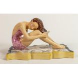 Peggy Davies Be My Valentine girl figurine : Artist original colourway 1/1 by Victoria Bourne