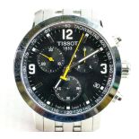 Gentlemans Tissot Chronograph wristwatch 1853, boxed with receipt etc: