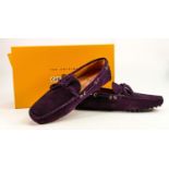 The Original Car shoe Loafers Man suede luxury Driver shoe: Unused size UK8, fits UK 7.5cm