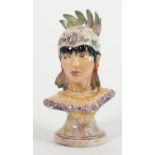 Peggy Davis limited edition Aztec Queen bust Zeli: height 23cm