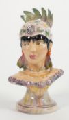 Peggy Davis limited edition Aztec Queen bust Zeli: height 23cm