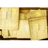 A collection of various Victorian indentures and deeds: On vellum, dating from 1838, approx. 42.