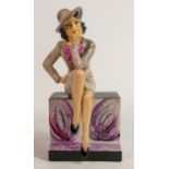 Peggy Davies Marlene Dietrichs figurine : Artist original colourway 1/1 by Victoria Bourne