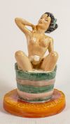 Peggy Davies erotic Bubbles figurine : Artist original colourway 1/1 by Victoria Bourne