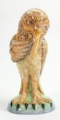 Peggy Davies limited edition The Whisperer: Grotesque bird height 27cm