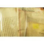 A large collection of Georgian various indentures, invoices, letters and deeds etc: Some on