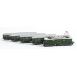 Trix Ho Express 255 BLS Electric Model Train & Carriages: Boxed