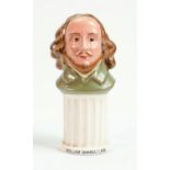 Beswick William Shakespeare bust 2243: Unusually painted example.