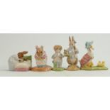 Beswick Beatrix Potter BP10a figures to include: Jemima & her Ducklings, Tom Kitten in the