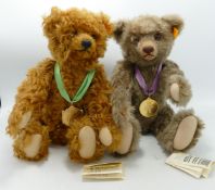 Steiff Collectors Bear Of The Year 2007 & 2006 with Certs