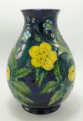 Moorcroft Buttercup vase: Height 19cm