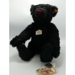 Steiff Collectors Classic Large Growling Black Bear: length 40cm