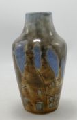 Cobridge Stoneware vase in the Bottle Kiln design: Height 16cm