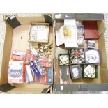 A mixed collection of items to include: Boxed spoons, Wade Whimsies , mirror boxes, Beano comic